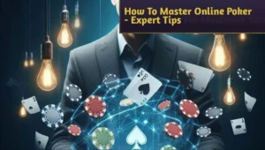 赌场规则指南插图：牌桌上的筹码和轮盘。